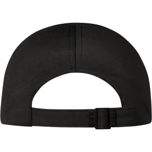 Cerus 6 panel cool fit cap, Solid black (Hats)