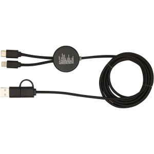 Chechia 5-in-1 recycled plastic 150 cm data sync and 27W fas (Eletronics cables, adapters)