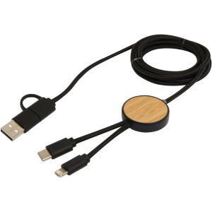 Chechia 5-in-1 recycled plastic 150 cm data sync and 27W fas (Eletronics cables, adapters)