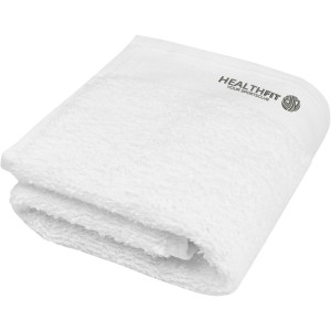 Chloe 550 g/m2 cotton bath towel 30x50 cm, White (Towels)