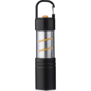 Aluminium COB flashlight Vela, black