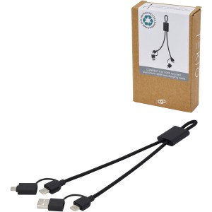 Connect 6-in-1 45W RCS recycled aluminium fast charging cabl (Eletronics cables, adapters)