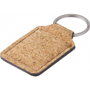 Cork keychain Madelyn, brown (Keychains)