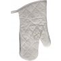 Cotton oven mittens Elsie, grey