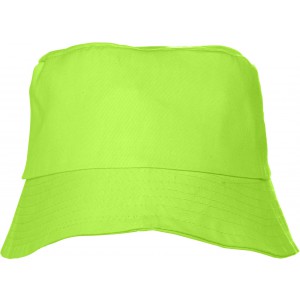 Cotton sun hat Felipe, lime (Hats)