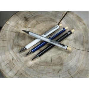 Cyrus recycled aluminium ballpoint pen, Navy (Metallic pen)