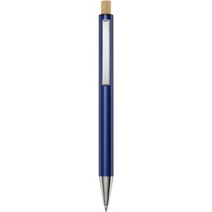 Cyrus recycled aluminium ballpoint pen, Navy (Metallic pen)