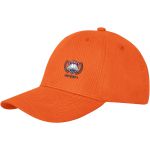 Davis 6 panel cap, Orange (38678310)