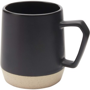 Dolce 300 ml ceramic mug with matt finish, Solid black (Mugs)