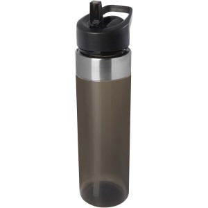 Dylan 650 ml Tritan water bottle with flip spout lid, Grey (Sport bottles)