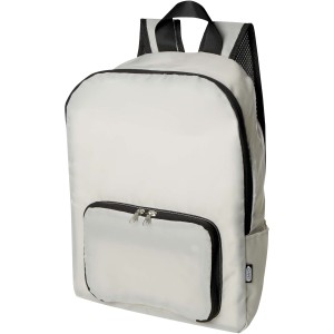 EcoFold RPET foldable backpack 15L, Sandstone