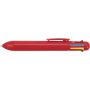 Eight colour plastic ballpen., red