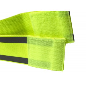 Elastane arm band Danilo, yellow (Reflective items)