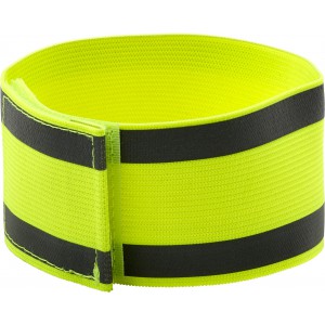 Elastane arm band Danilo, yellow (Reflective items)