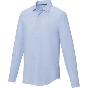 Elevate Cuprite long sleeve men's  organic shirt, Light blue