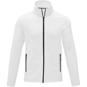 Elevate Zelus men's fleece jacket, White (Polar pullovers)