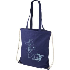 Eliza 240 g/m2 cotton tote & drawstring backpack (Backpacks)