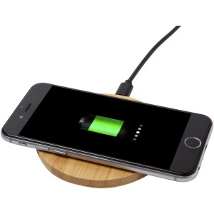 Essence wireless charging pad, Bamboo, Brown (Powerbanks)