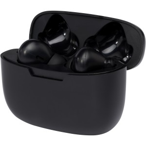 Essos 2.0 True Wireless auto pair earbuds with case, Solid black (Earphones, headphones)