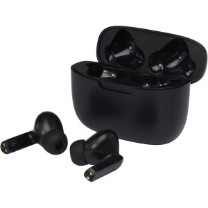 Essos 2.0 True Wireless auto pair earbuds with case, Solid black (Earphones, headphones)