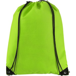 Evergreen non-woven drawstring backpack, Apple Green (Backpacks)