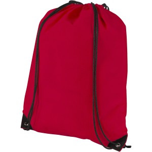 Evergreen non-woven drawstring backpack, Red (Backpacks)