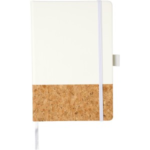 Evora A5 cork thermo PU notebook, White (Notebooks)