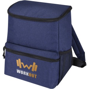 Excursion GRS RPET cooler backpack 12L, Heather navy (Cooler bags)