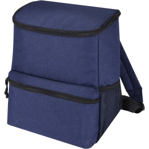 Excursion GRS RPET cooler backpack 12L, Heather navy (Cooler bags)