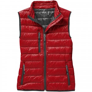 Fairview light down ladies bodywarmer, Red (Vests)