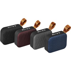 Fashion fabric Bluetooth(r) speaker, solid black (Speakers, radios)