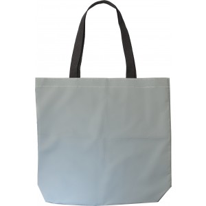 Polyester (100D) shopping bag Jordyn, silver