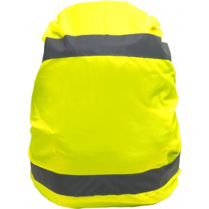 Polyester (190T) backpack cover Carrigan, yellow