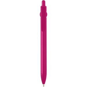 Fidget recycled plastic ballpoint pen (black ink), Magenta (Plastic pen)