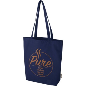 Florida 270 g/m2 GRS recycled tote bag 10L, Navy (Shopping bags)