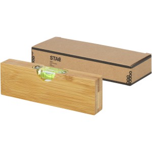 Flush bamboo spirit level with bottle opener, Natural (Tools)