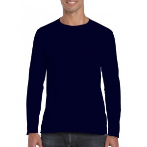 SOFTSTYLE<SUP><sup>&reg;</sup></SUP> ADULT LONG SLEEVE T-SHIRT, Navy