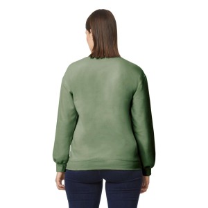 SOFTSTYLE<sup>&reg;</sup> MIDWEIGHT FLEECE ADULT CREWNECK, Military Green