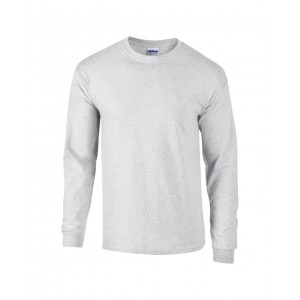 ULTRA COTTON<sup>&trade;</sup> ADULT LONG SLEEVE T-SHIRT, Ash Grey