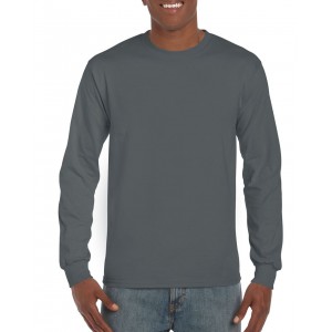 ULTRA COTTON<sup>&trade;</sup> ADULT LONG SLEEVE T-SHIRT, Charcoal
