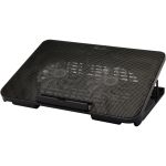 Gleam gaming laptop cooling stand, Solid black (12429390)