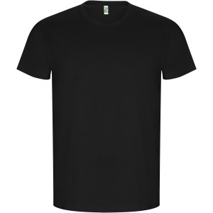 Golden short sleeve men's t-shirt, Black