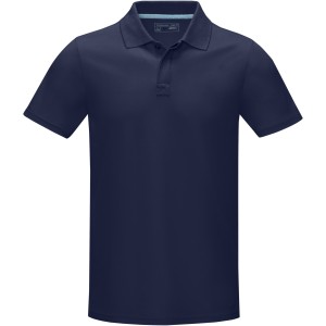 Graphite short sleeve men's  organic polo, Navy (Polo shirt, 90-100% cotton)