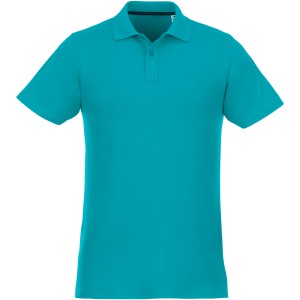 Helios mens polo, Aqua, M (Polo shirt, 90-100% cotton)