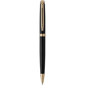 Hmisph?re elegant and lacquered ballpoint pen, solid black,Gold (Metallic pen)