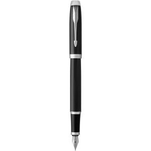 IM professional fountain pen, solid black,Chrome (Fountain-pen, rollerball)