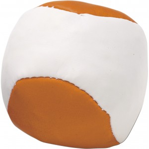 Imitation leather juggling ball Heidi, orange (Games)