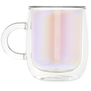 Iris 330 ml glass mug, Multi-colour (Mugs)