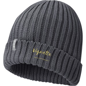 Ives organic beanie, Storm grey (Hats)