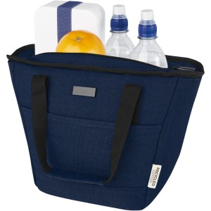 Joey 9-can GRS recycled canvas lunch cooler bag 6L, Navy (Cooler bags)